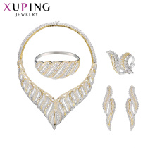 set-72 xuping bijoux fournitures chine en gros 925 argent mode femmes bijoux de luxe ensemble